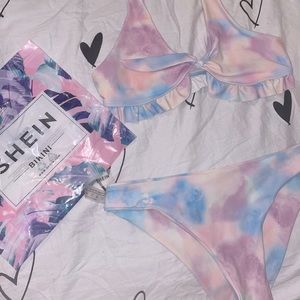 tie dye bathing suit from SHEIN
